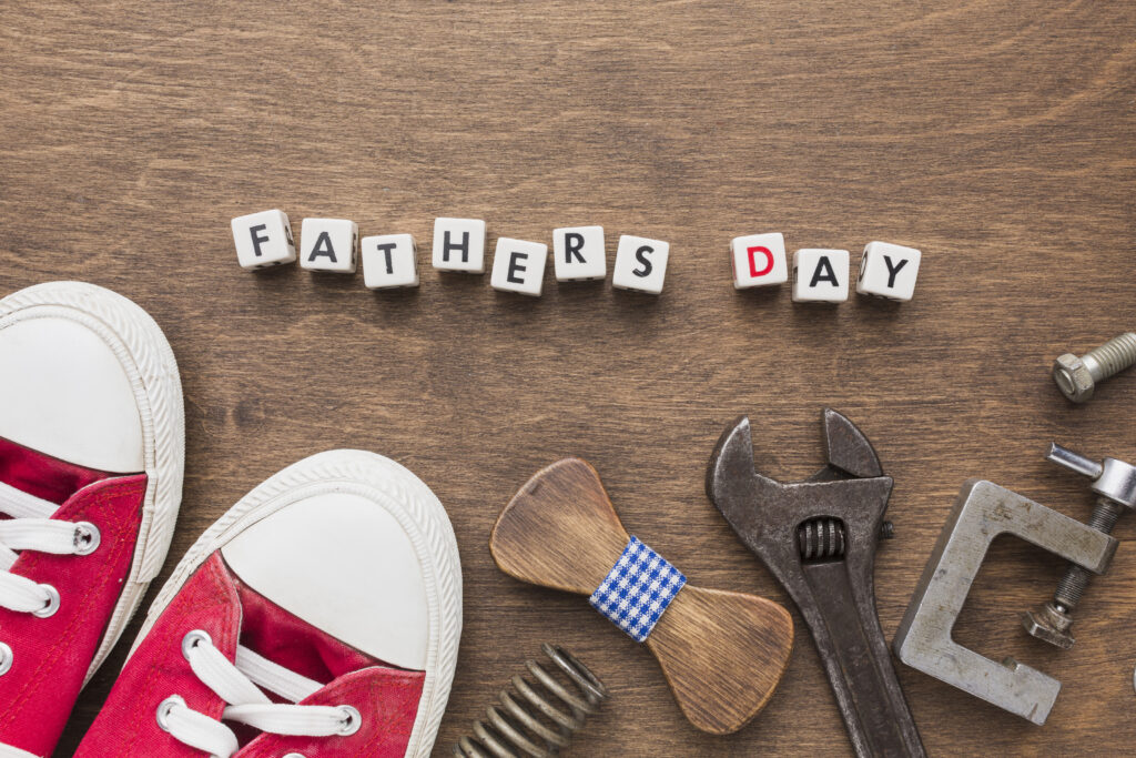 Father S Day Concept With Sneakers