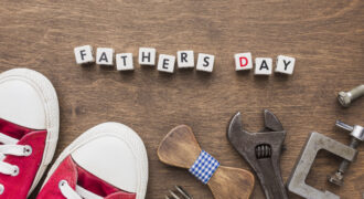 Father S Day Concept With Sneakers