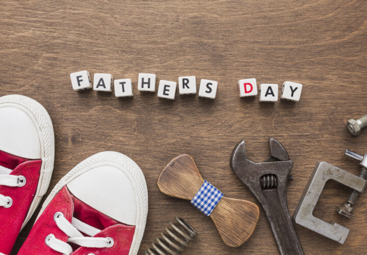 Father S Day Concept With Sneakers