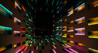 Red Yellow And Blue Lights