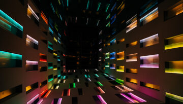 Red Yellow And Blue Lights