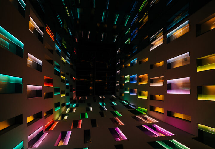 Red Yellow And Blue Lights