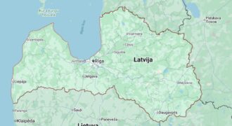 Latvija Karte