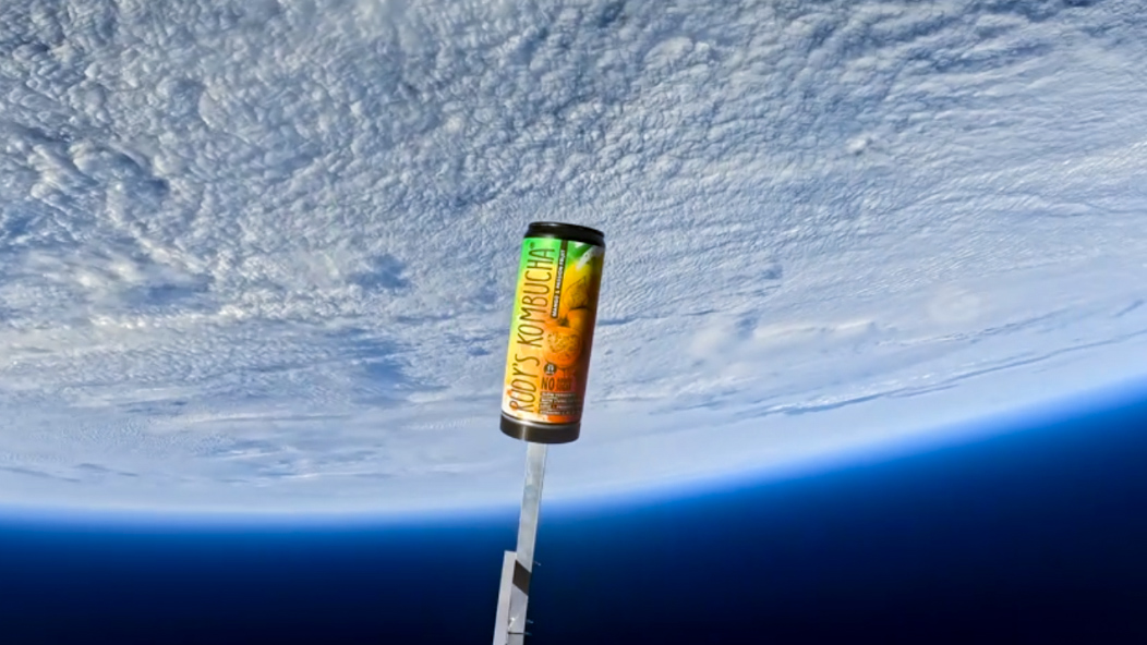 Kuldīgas kombuča uzlido kosmosā