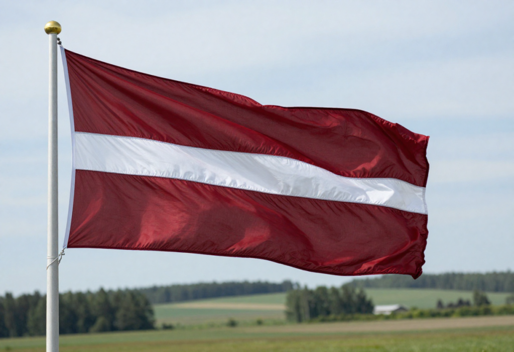 Latvijas Karogs Ainava